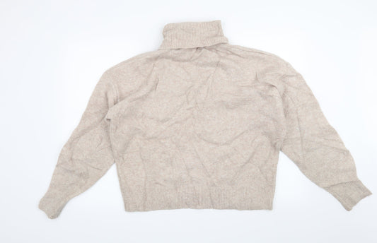 H&M Womens Beige Pullover Jumper Size M