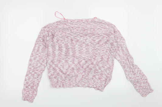 M&Co Womens Pink Pullover Jumper Size 14