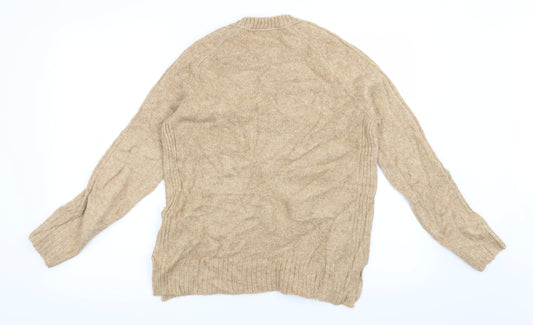 Marks and Spencer Womens Brown Pullover Jumper Size S