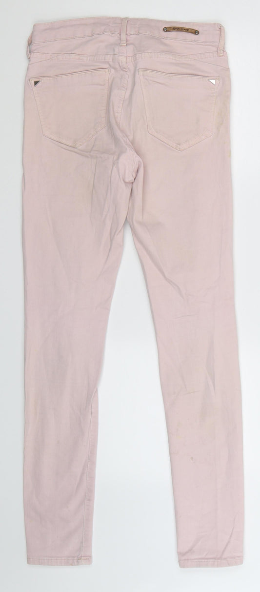 River Island Womens Grey Denim Jegging Jeans Size 10 L29 in