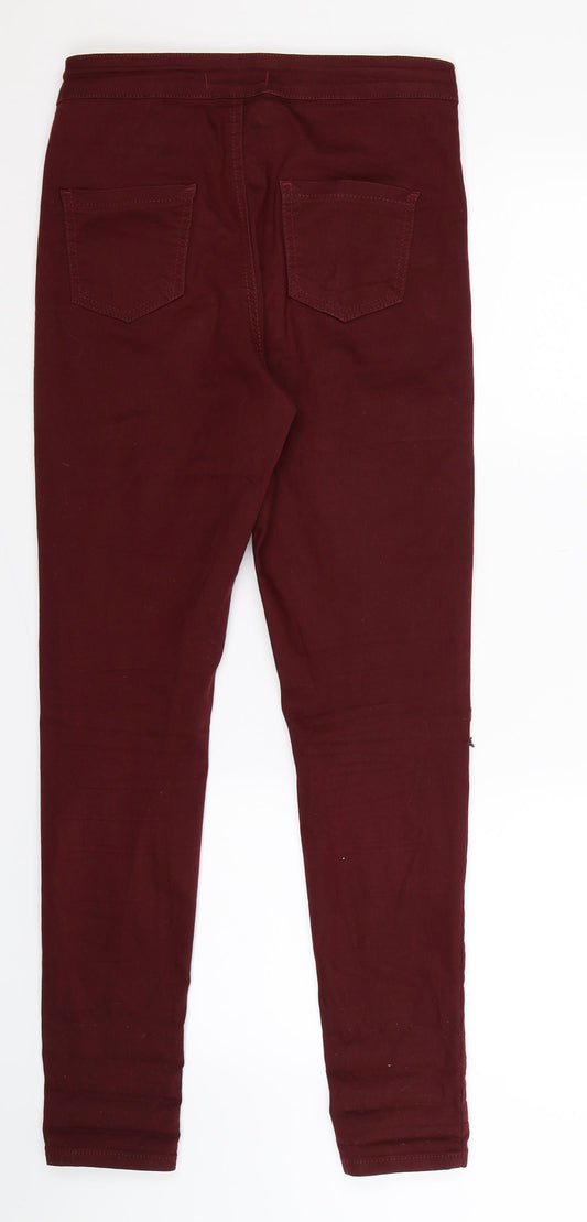 Portobello Womens Brown Denim Jegging Jeans Size 10 L30 in