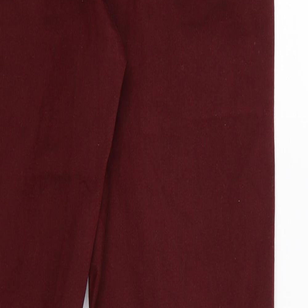 Brand and care label for Portobello women’s brown denim jegging jeans, size UK 10, 30-inch leg