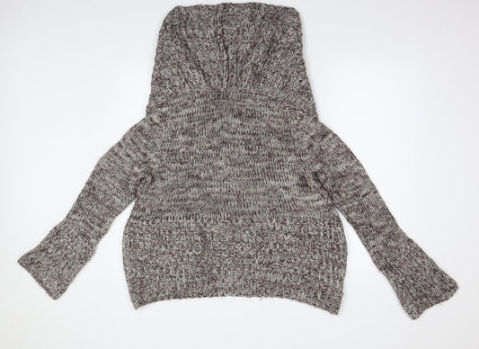 United Nations Womens Brown Cardigan Jumper Size S
