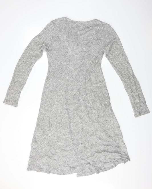 Monteau Womens Grey Cardigan Jumper Size M