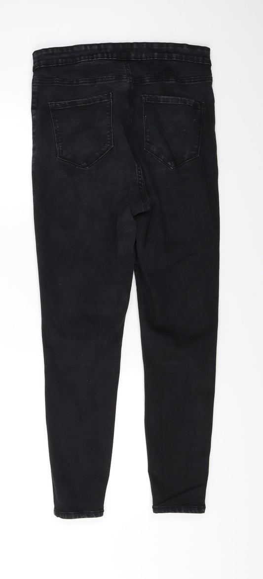 Denim co Womens Black Denim Skinny Jeans Size 16 L26 in