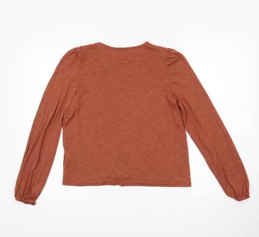 New Look Womens Orange Pullover Jumper Size S
