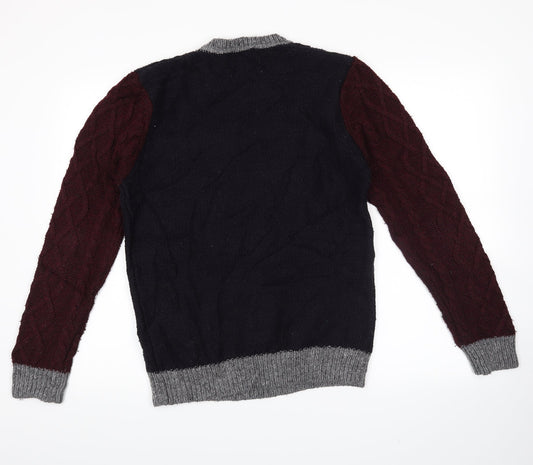 burton Mens Red Pullover Jumper Size S