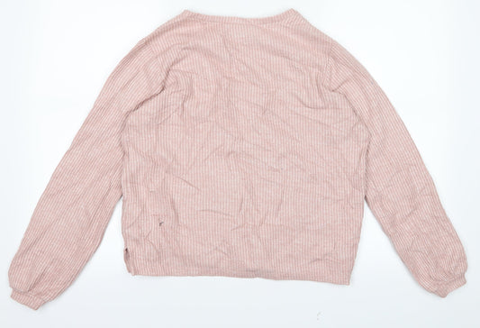 New Look Womens Pink Pullover Jumper Size S