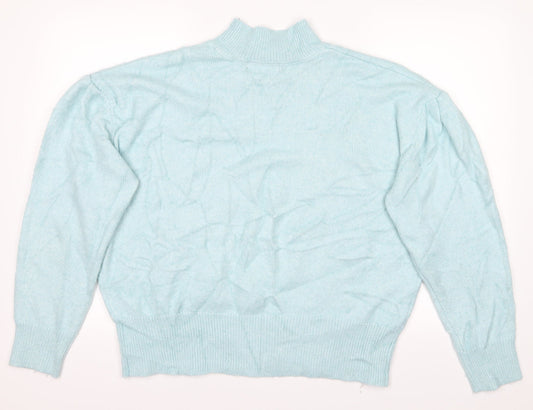 M&S Womens Blue Pullover Jumper Size S