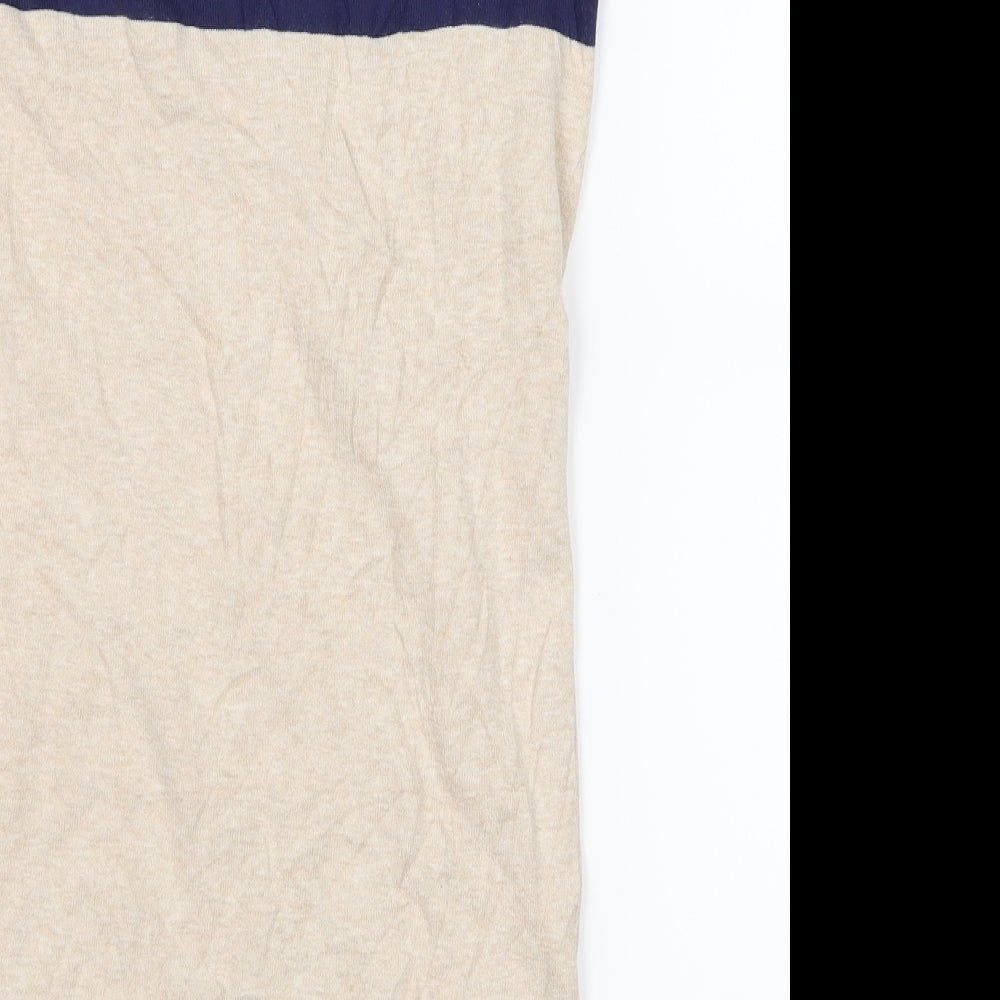 Matalan Womens Beige Striped Shirt Dress Size 8