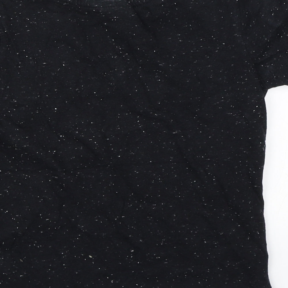 Brand and care label for Star Wars boys’ black basic t-shirt, size 3-4, years - star wars