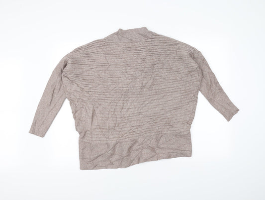 River Island Womens Brown Knit Pullover Jumper Size XS