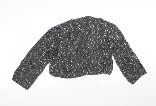 Topshop Womens Black Knit Pullover Jumper Size XS