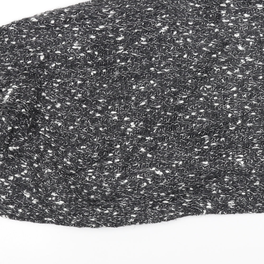 Brand and care label for Topshop women’s black knit jumper, size XS