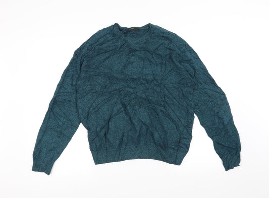 George Mens Blue Pullover Jumper Size M