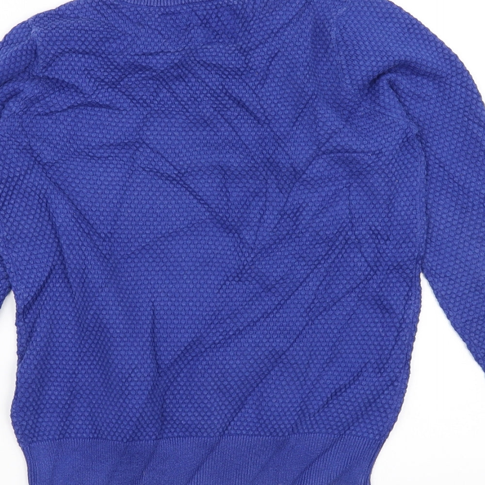 Urban boys Boys Blue Knit Pullover Jumper Size 8 Years