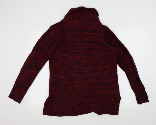 Jason Maxwell Womens Purple Cardigan Jumper Size S