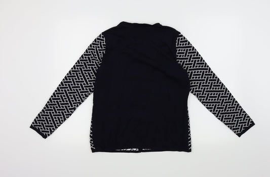 Bon Marché Womens Blue Cardigan Jumper Size S - Front Pockets