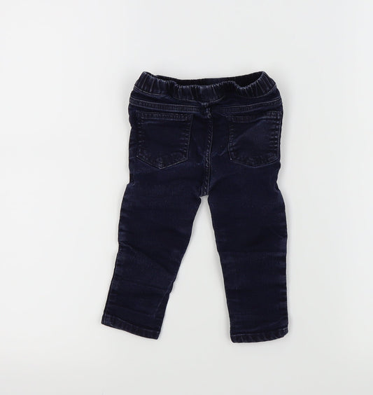 H&M Girls Blue Cropped Jeans Size 12 Months - Jegging
