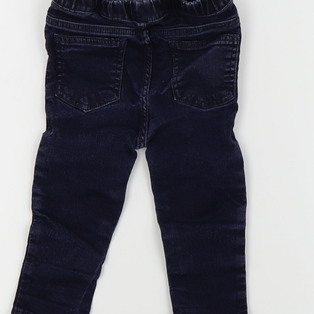 H&M Girls Blue Cropped Jeans Size 12 Months - Jegging