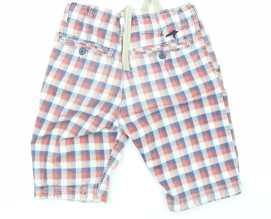 Ambrose Mens Multicoloured Check Bermuda Shorts Size 30 in