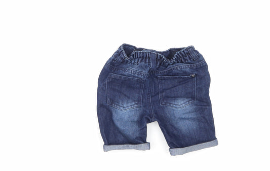 Primark Boys Blue Denim Cropped Jeans Size 12-18 Months
