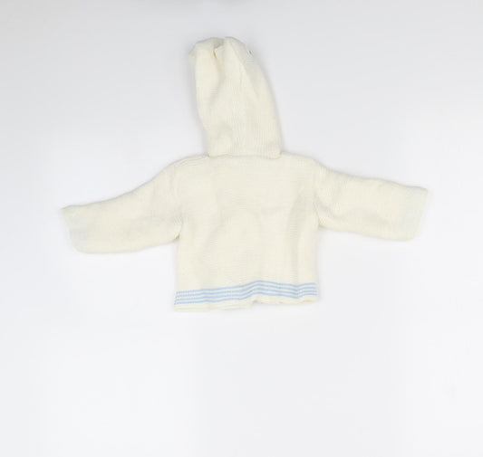 Zip Zap Baby Ivory Cardigan Jumper Size 0-3 Months
