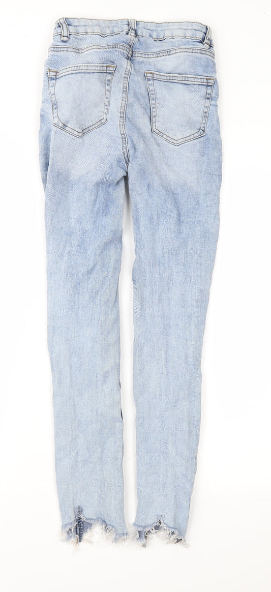 New Look Womens Blue Denim Skinny Jeans Size 6 L27 in