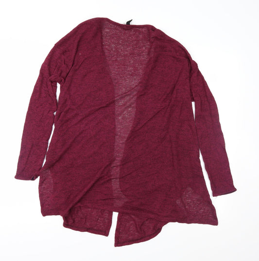 H&M Womens Purple Taffeta Cardigan Jumper Size S