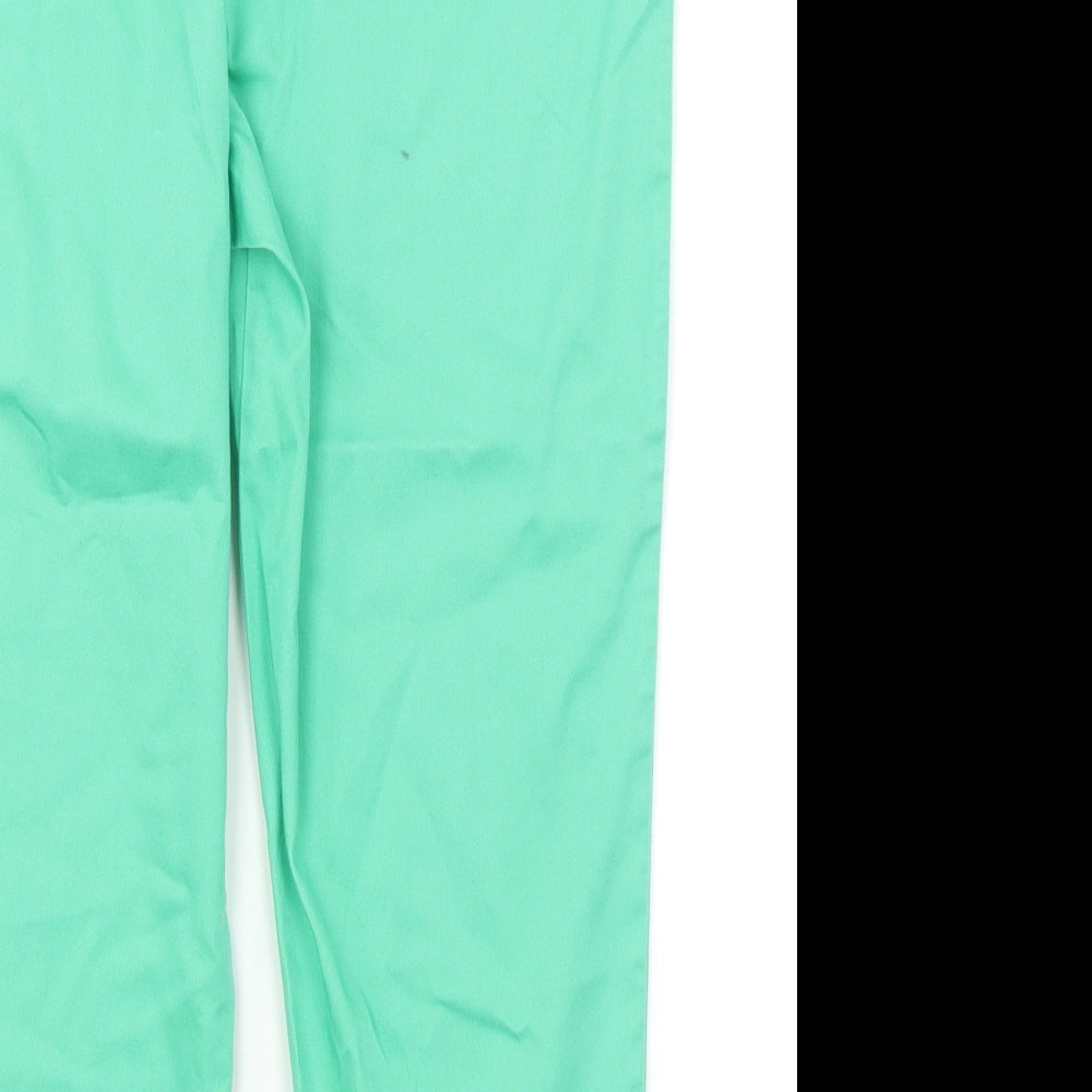 Simply Stockshop Womens Green Capri Trousers Size 10 L20 in