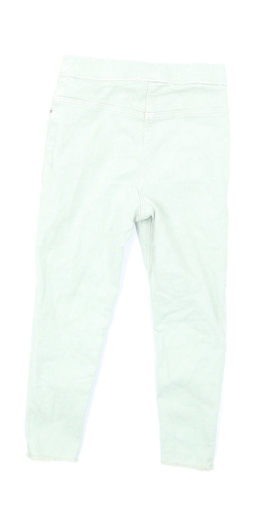 George Girls Green Denim Jegging Jeans Size 4-5 Years