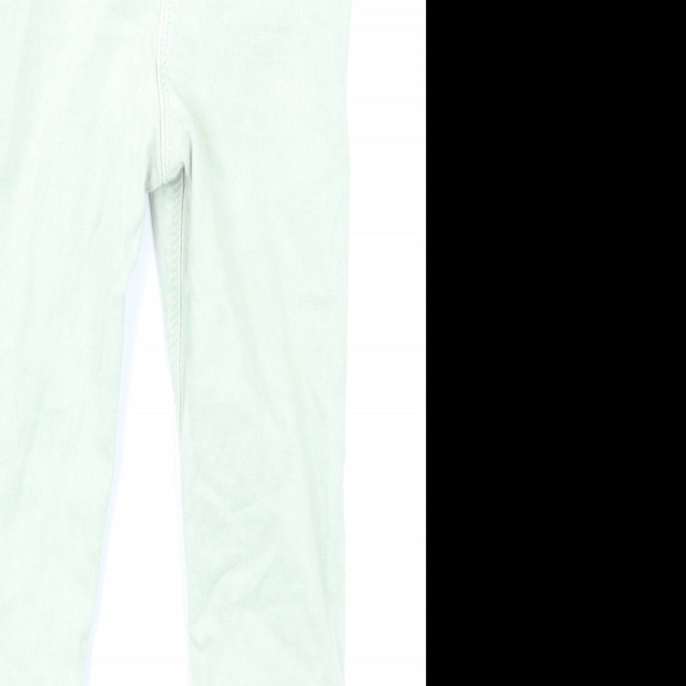 George Girls Green Denim Jegging Jeans Size 4-5 Years