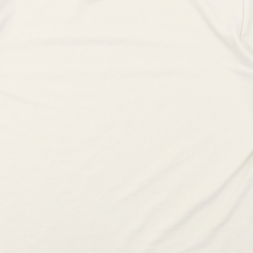 I SAW IT FIRST Womens Beige Basic T-Shirt Size 12