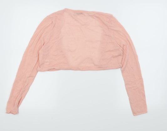 thanne Womens Pink Cardigan Jumper Size S