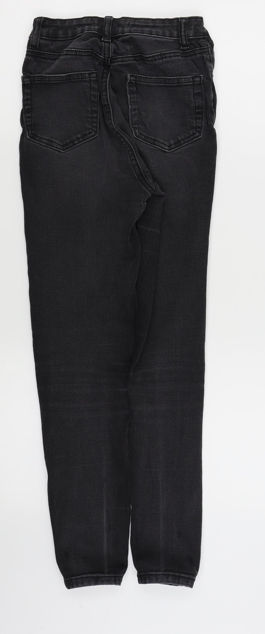 denim and co Womens Black Skinny Jeans Size 6 L25 in