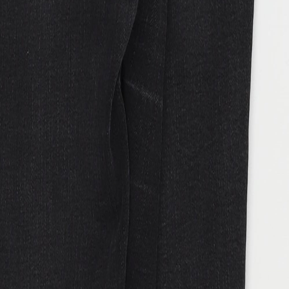 Brand and care label for denim and co women’s black skinny jeans, size UK 6, 25-inch leg