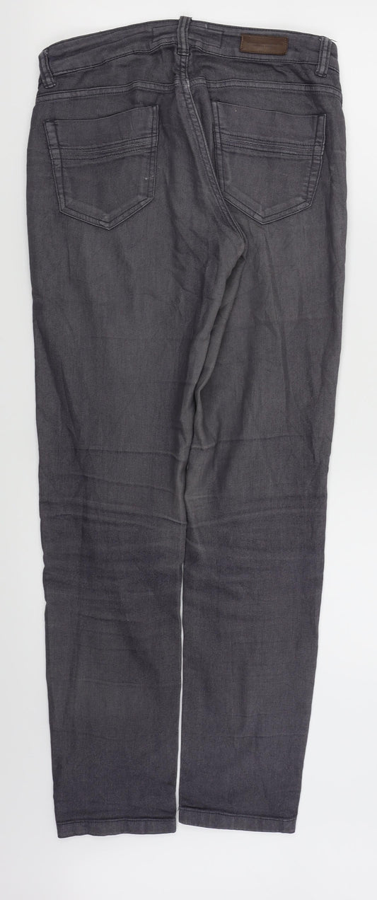 H&M Womens Grey Skinny Jeans Size 8 L29 in