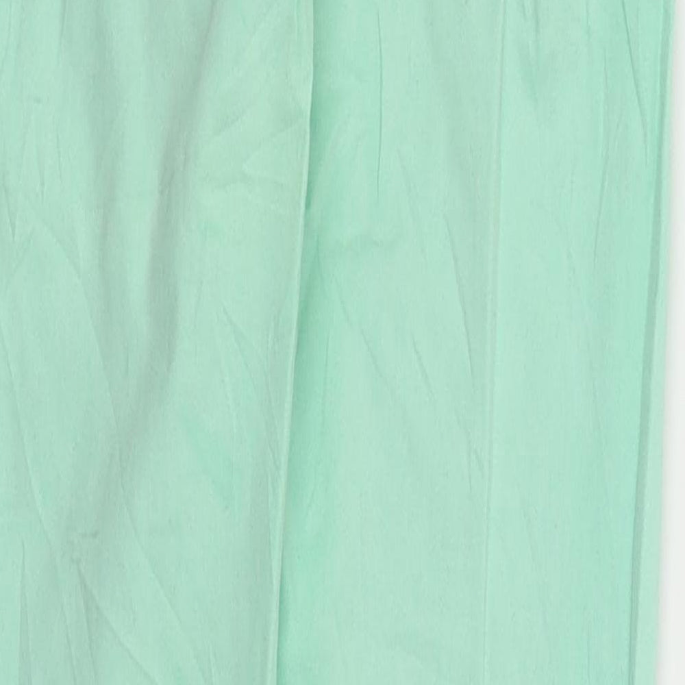1982 Womens Green Skinny Jeans Size 8 L30 in
