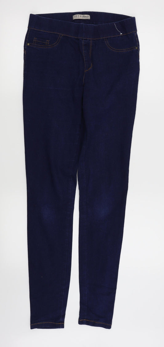 denim and co Womens Blue Jegging Leggings Size 12 L30 in