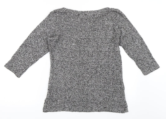 New Look Womens Grey Pullover Jumper Size 8