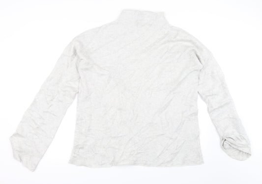 Womens UK L Regular Paul Costelloe Grey Pullover