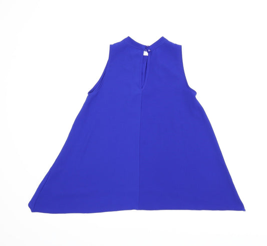 Red Herring Womens Blue Basic Blouse Size 8