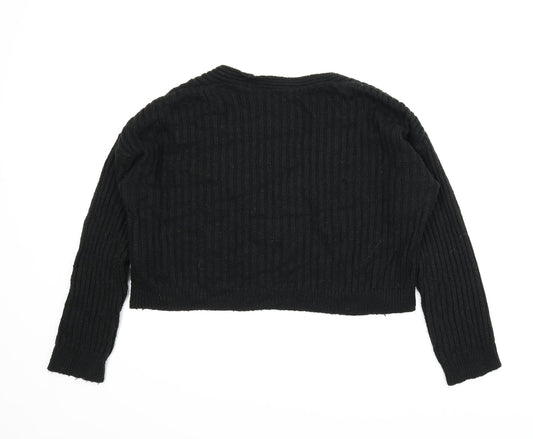 New Look Womens Black Pullover Jumper Size M
