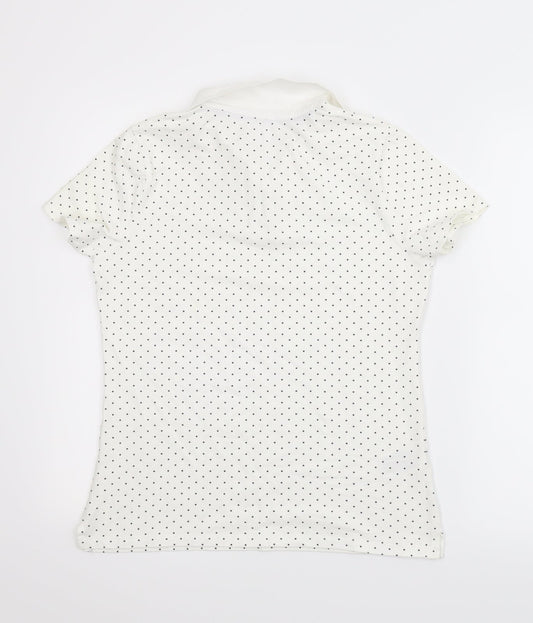 Preworn Womens White Basic T-Shirt Size S
