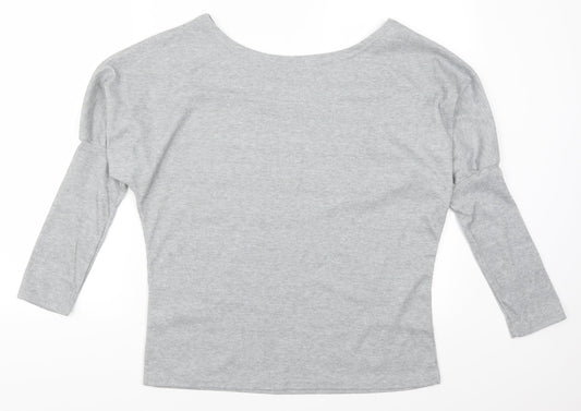 Preworn Womens Grey Basic T-Shirt Size XL