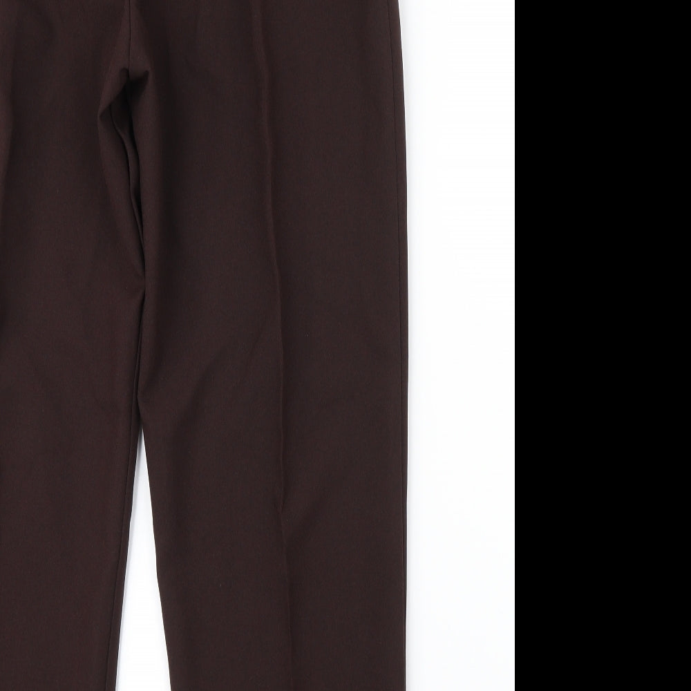 Preworn Womens Brown Trousers Size 20 L26.5 in