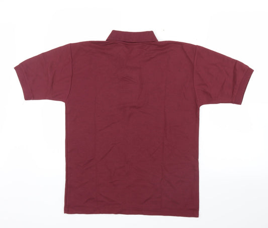 JERZEES Womens Purple Basic Polo Size XS