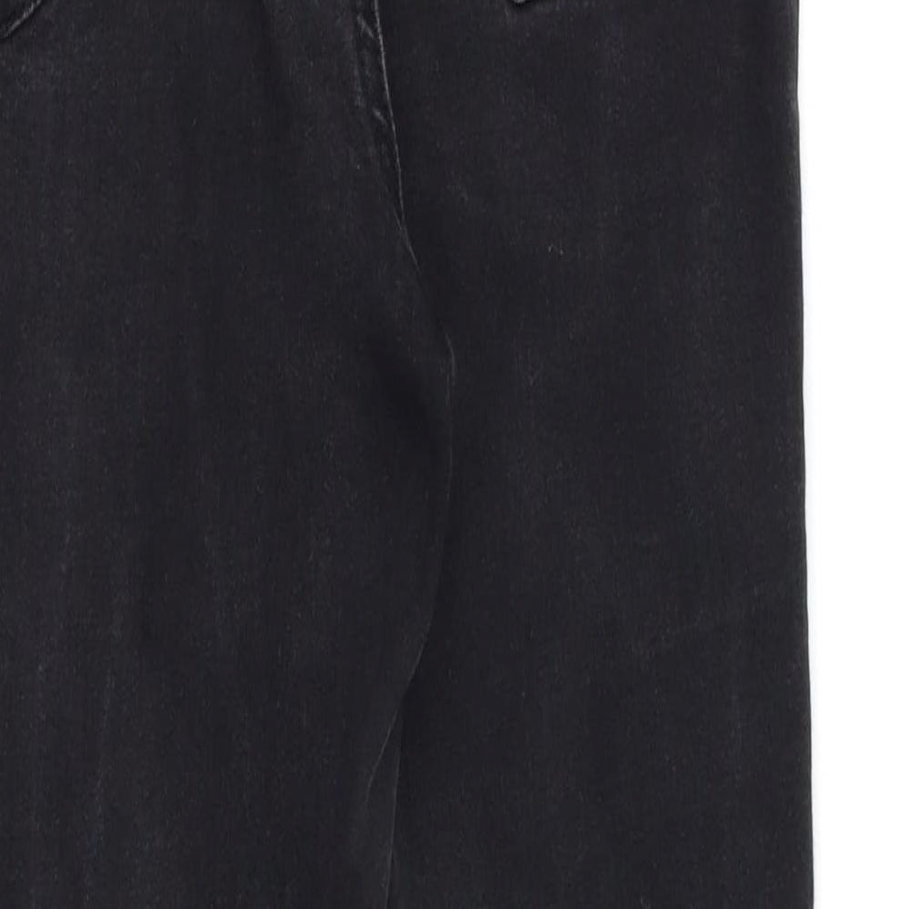 Denim &co Womens Black Skinny Jeans Size 12 L25 in