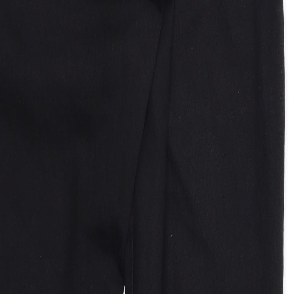 Brand and care label for 24/7 women’s black skinny jeans, size UK 10, 29-inch leg