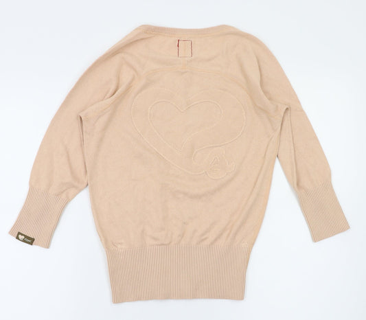 ROK Womens Pink Basic T-Shirt Size S